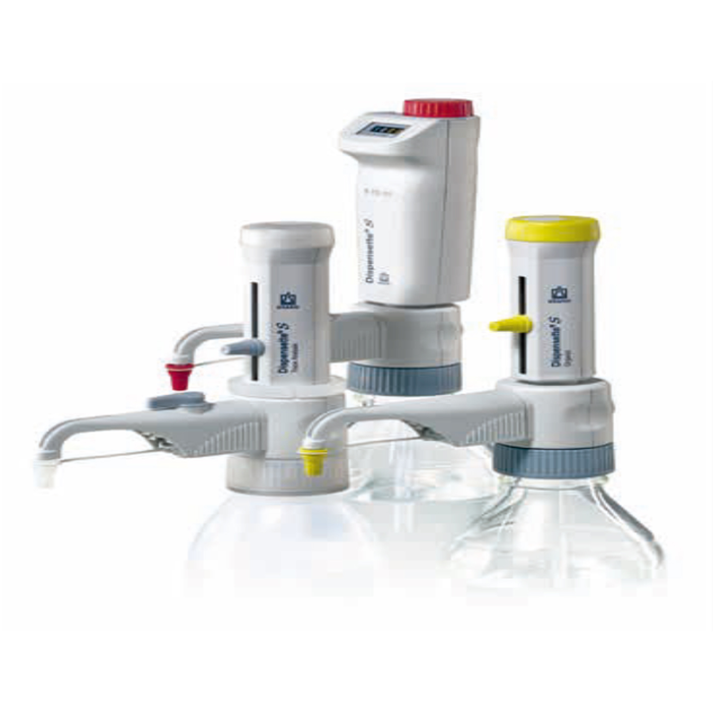 瓶口分液器Dispensette® S Organic，有机型, 数字可调, DE-M 标志,  1-10 ml 带回流阀 Flaschenaufsatz-Dispenser Dispensette® S Organic, Digital, DE-M